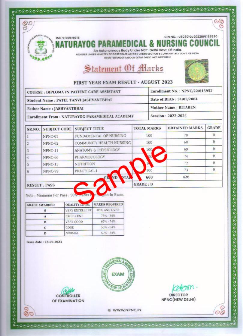 Marksheet